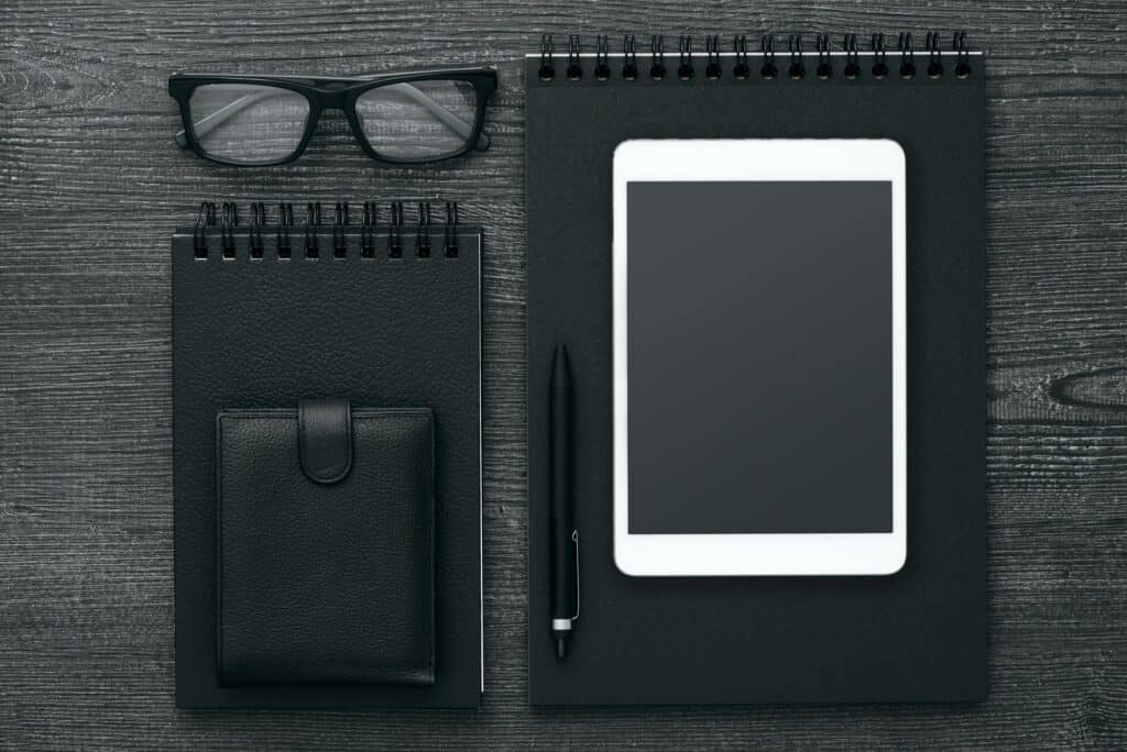 Dark business desktop