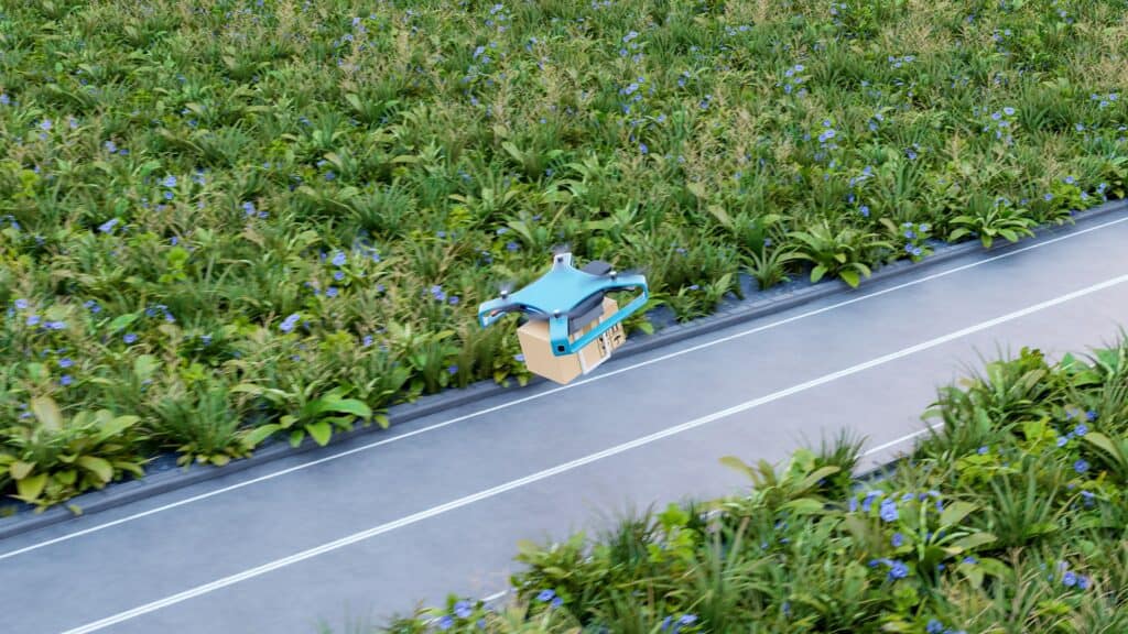 Delivery drone.