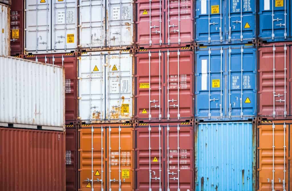 containers closeup